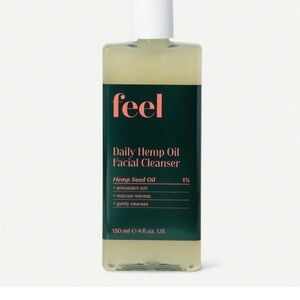 feel Daily Hemp Oil Facial Cleanser — Green and Cream